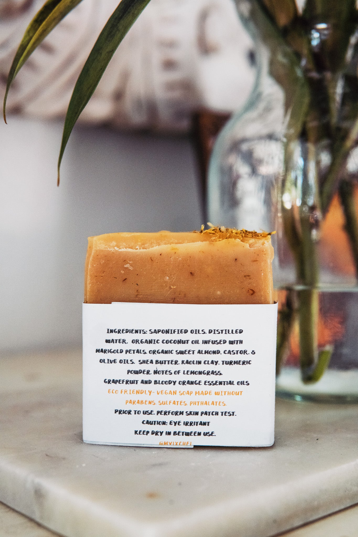 Marigold-Turmeric Organic Bar Soap